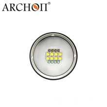 Archon 5200lm Vídeo de la antorcha de buceo con botón de pulsador mejorado